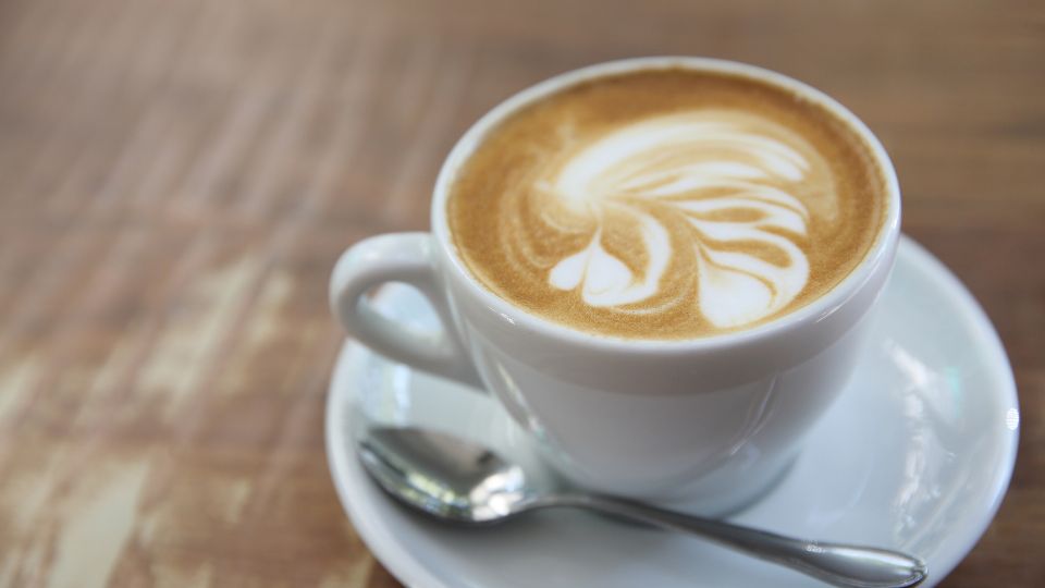 Flat white kávé