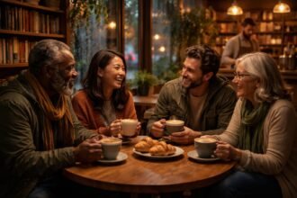 - A kávé összeköti barátokat, és elindítja a mély beszélgetéseket, tartós kötelékeket teremt.