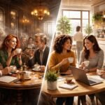 - Barátságok szövődnek a historikus kávéházaktól a modern, letisztult kávézókig, közösségek.