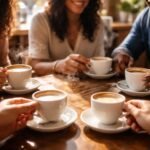 - A kávézások apró szertartásai összehozzák az embereket, reggel, délután, munkában.