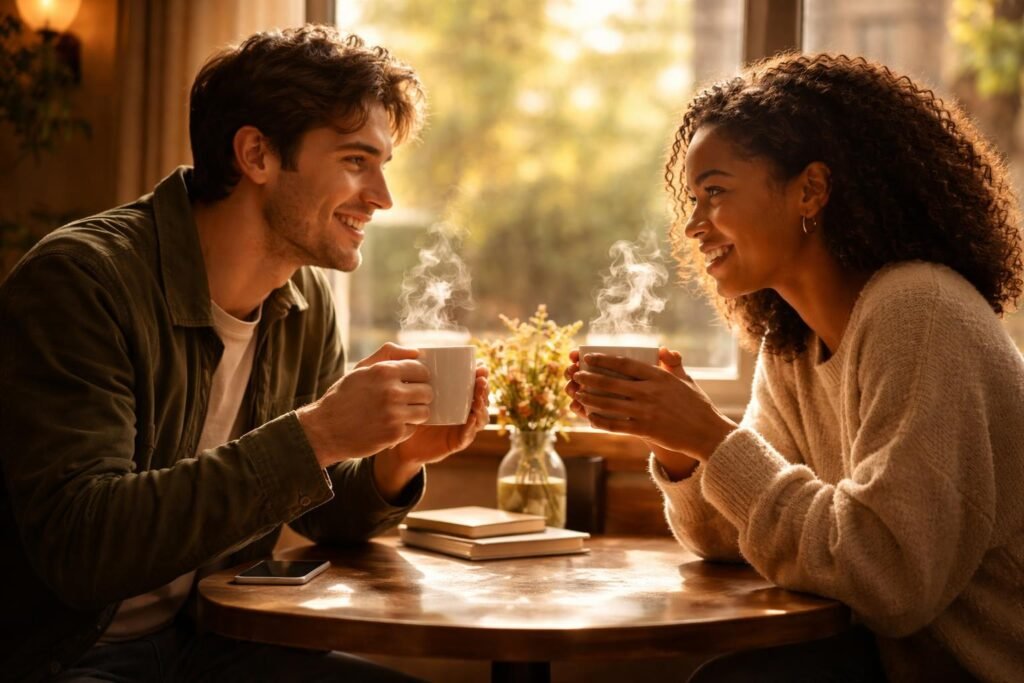 - A kávézókban a csésze közös történeteket sző barátokká egyszerre.